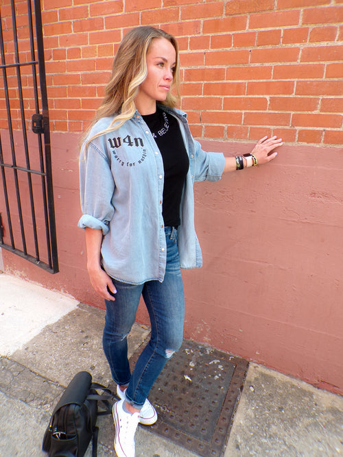 PRAY About Everything Chambray