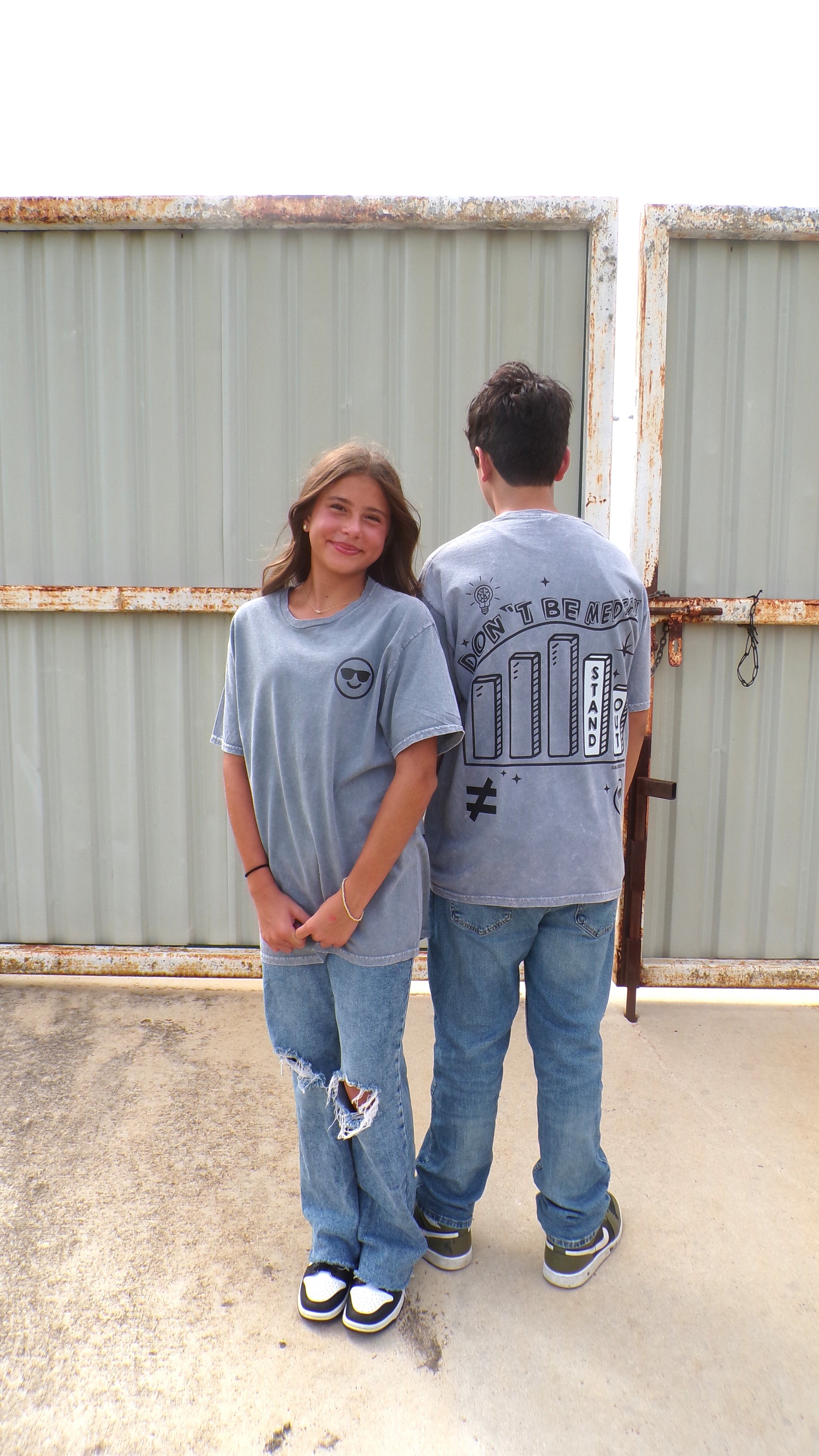 Don't Be Median | Distressed Gray
