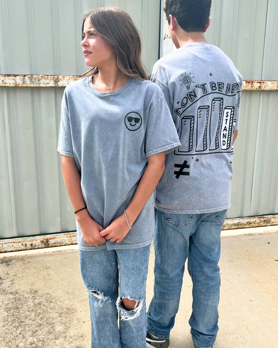 Don't Be Median | Distressed Gray