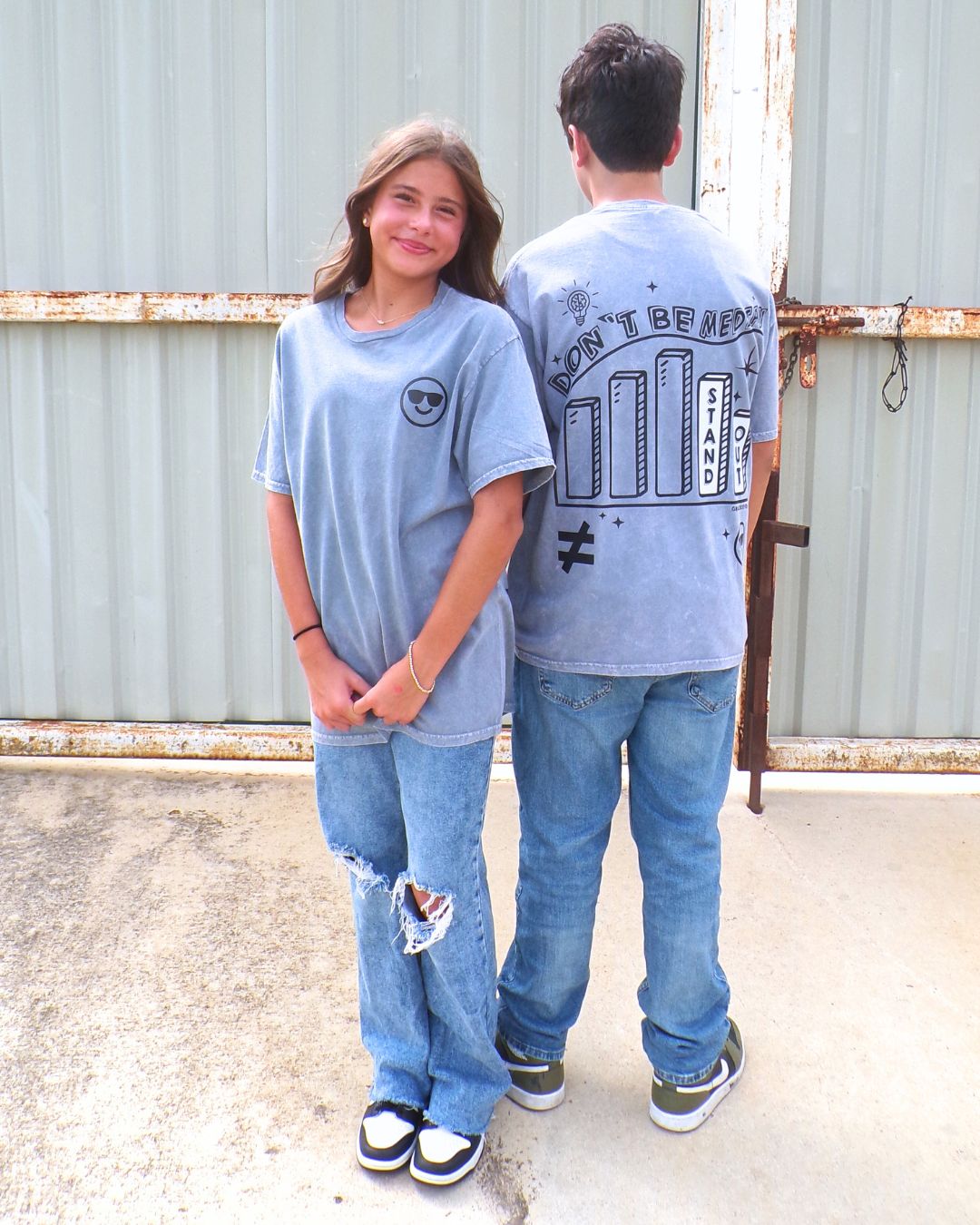 Don't Be Median | Distressed Gray